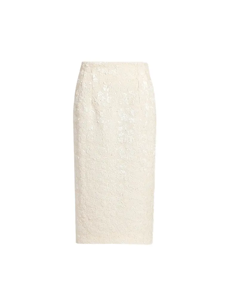 Kiton Women's Sequined Pencil Midi Skirt | Image 1 Kiton Women's Sequined Pencil Midi Skirt | Image 1