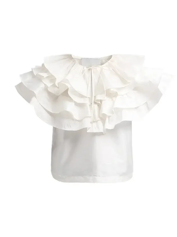 Women's Linda Taffeta Cape Top Women's Linda Taffeta Cape Top