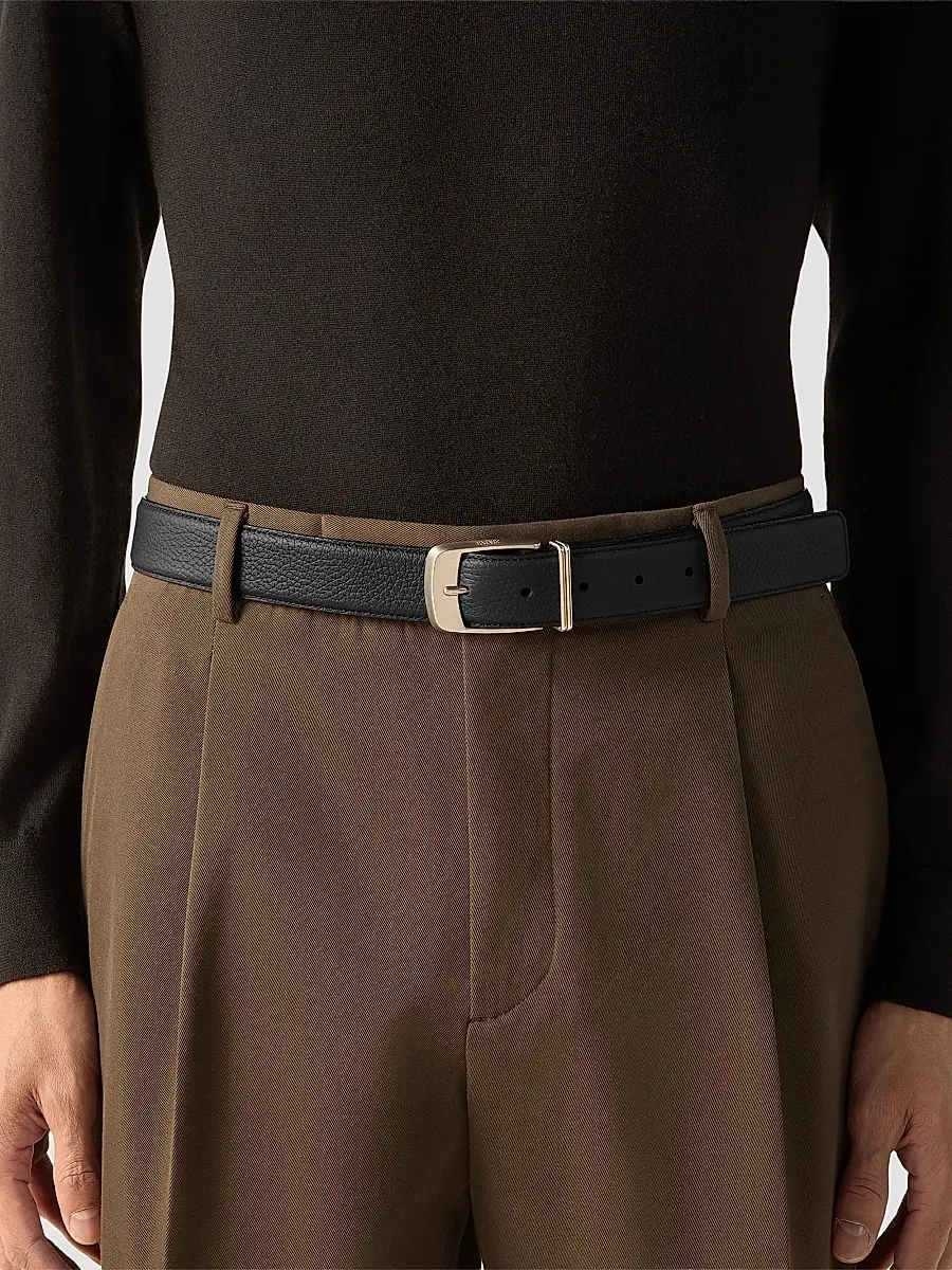 Zegna Men's Leather Belt | Thumbnail 3