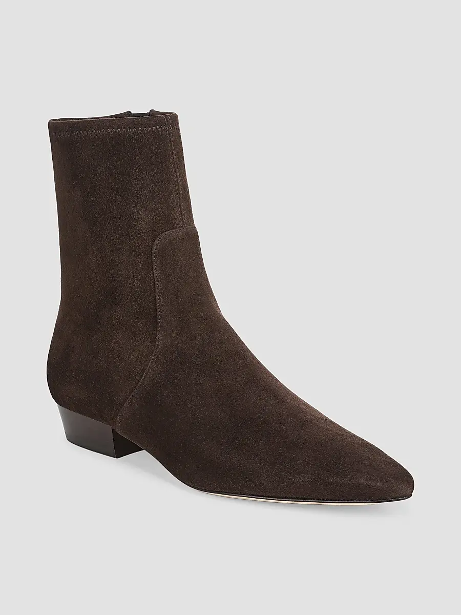 Veronica Beard Women's Glinda 25MM Suede Ankle Boots | Thumbnail 2 Veronica Beard Women's Glinda 25MM Suede Ankle Boots | Thumbnail 2