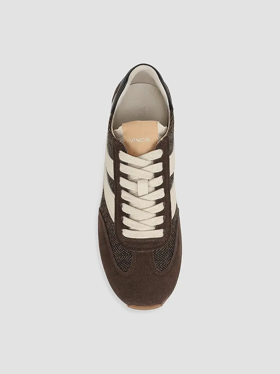Vince Women's Oasis Runner Leather & Suede Low-Top Sneakers | Thumbnail 4 Vince Women's Oasis Runner Leather & Suede Low-Top Sneakers | Thumbnail 4