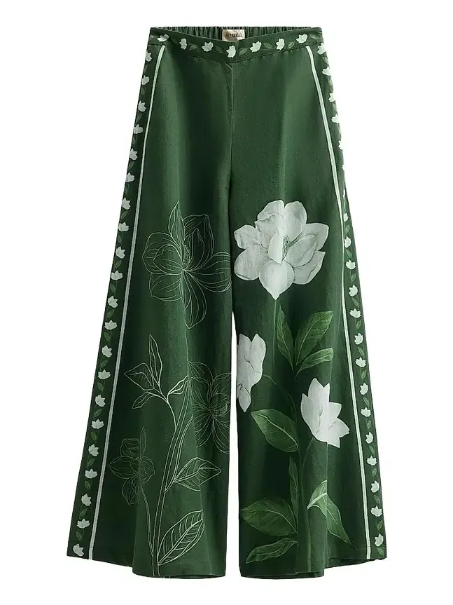 Women's Bejewelled Magnolia Flared Pants