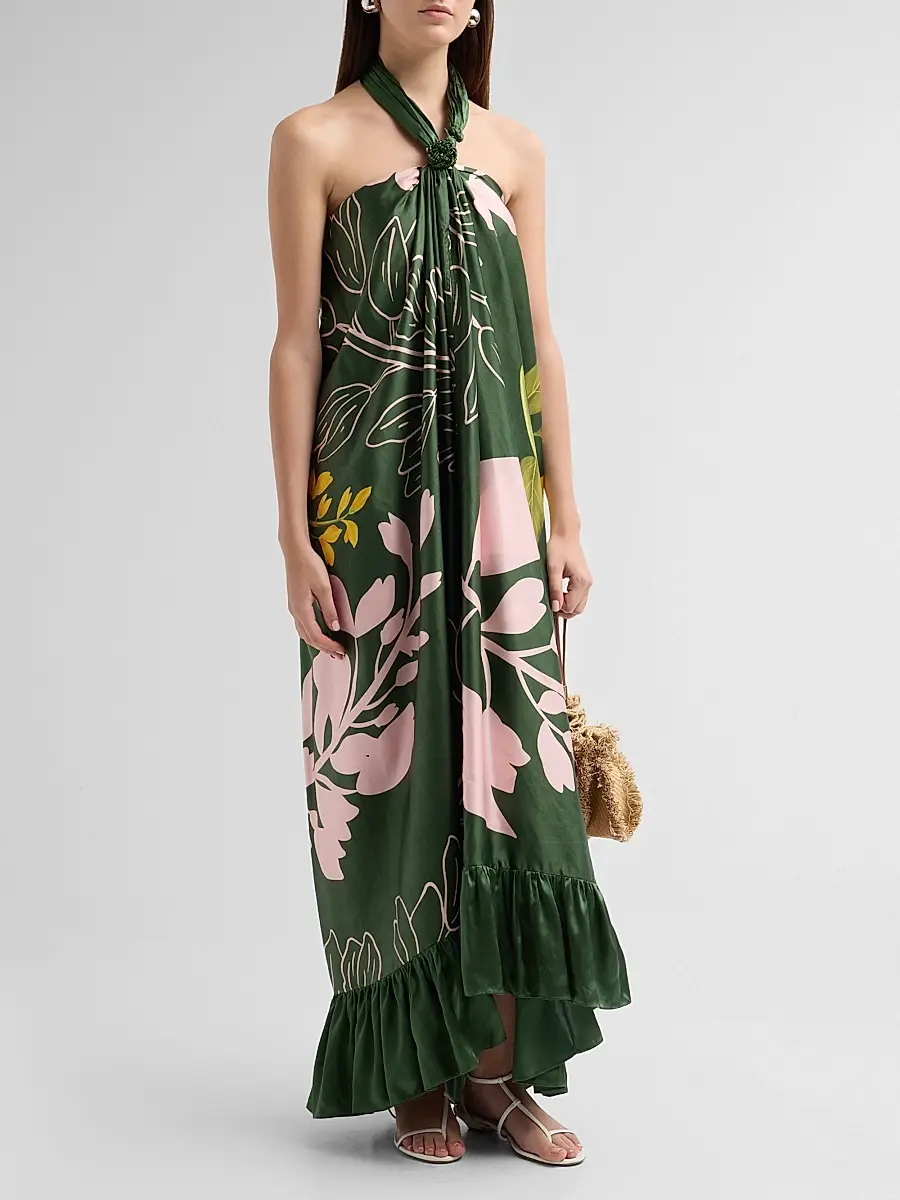 VERANDAH Women's Bejewelled Halterneck Maxi Dress | Thumbnail 4 VERANDAH Women's Bejewelled Halterneck Maxi Dress | Thumbnail 4
