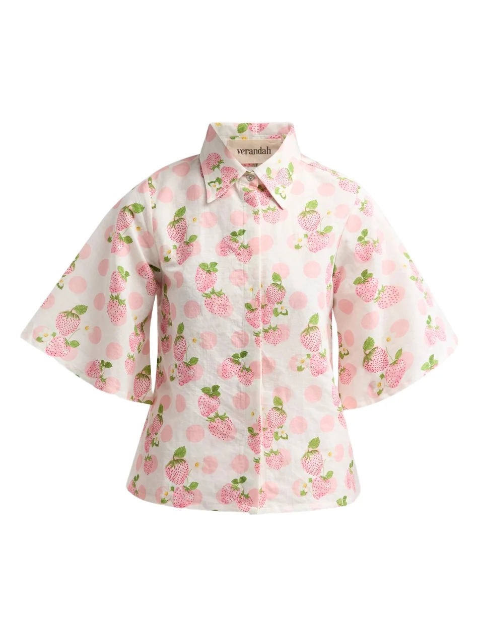 Women's Bejewelled Crop Shirt
