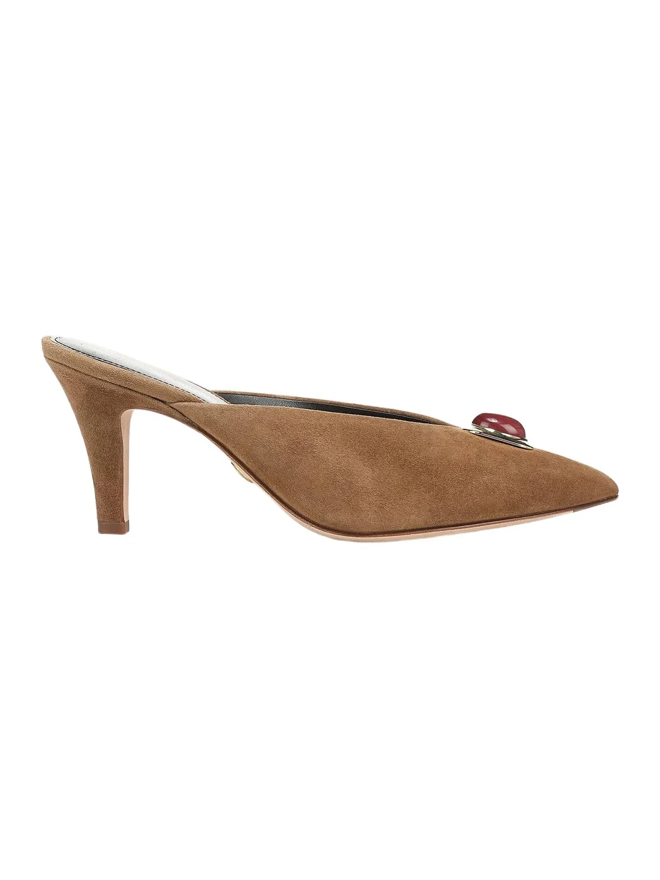 Women's Rochelle 75MM Suede Mules Women's Rochelle 75MM Suede Mules