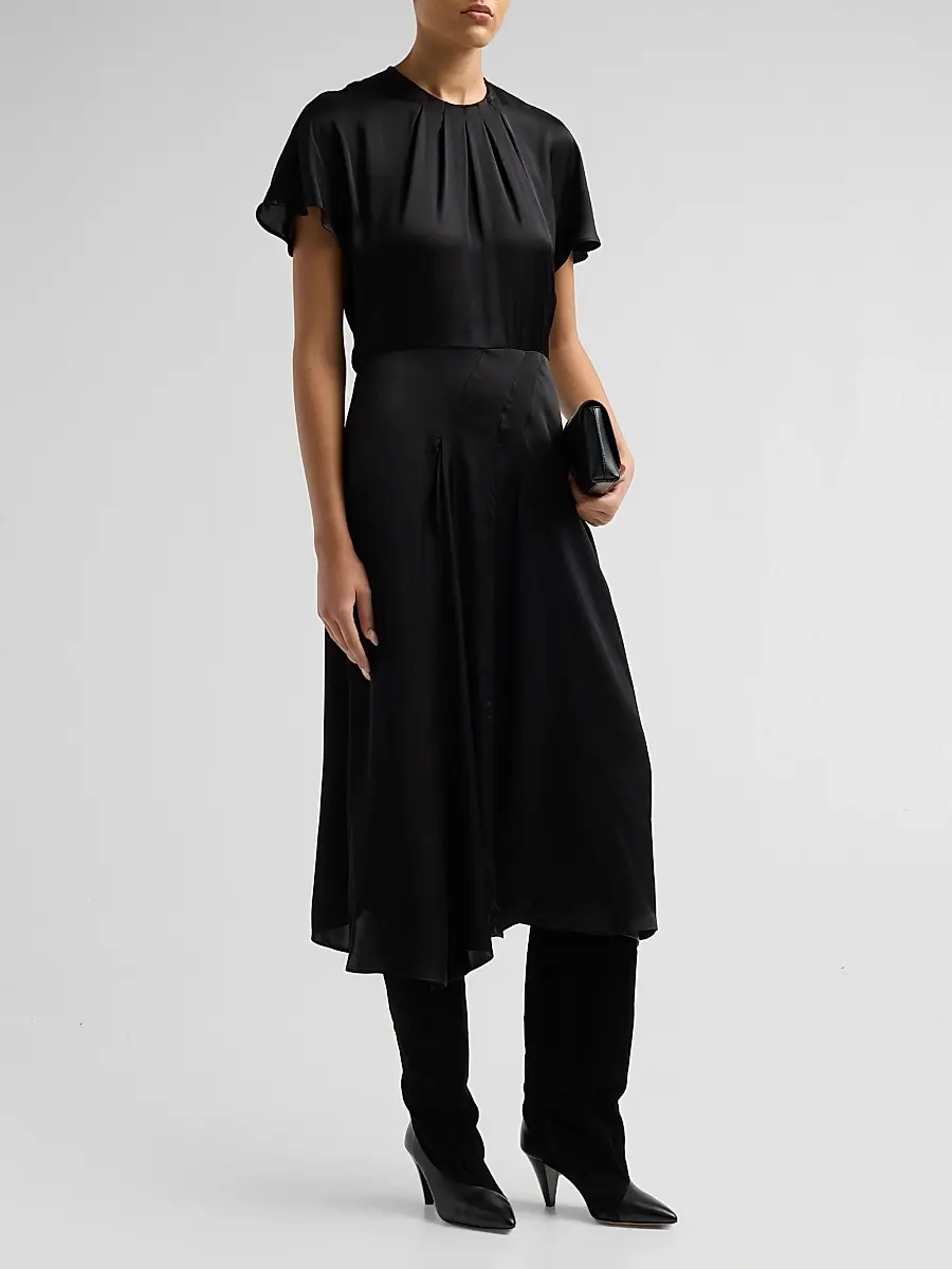 Isabel Marant Women's Namsha Midi Dress | Thumbnail 4