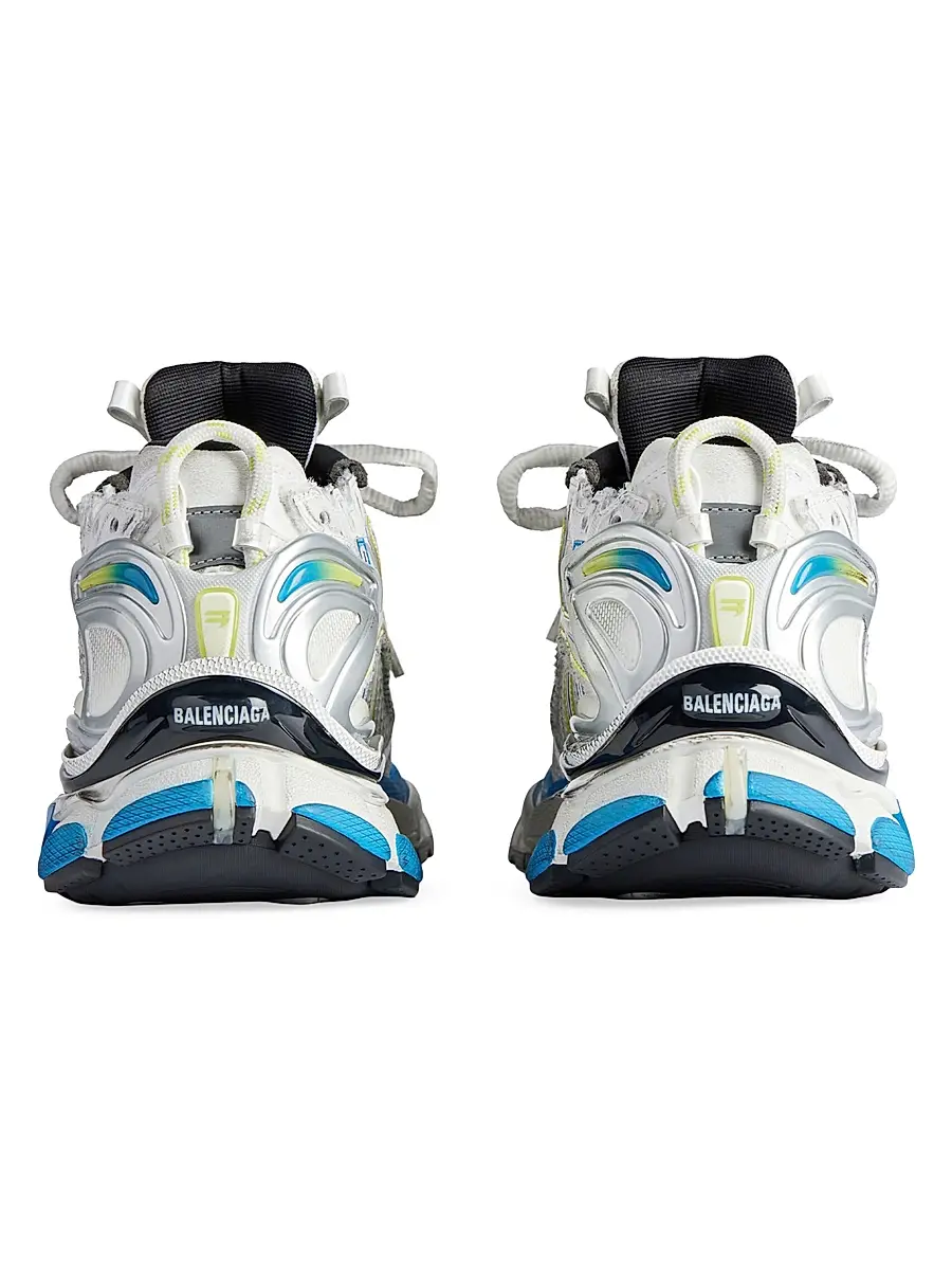 Balenciaga Men's Runner Gradient Sneakers - Yellow Blue | Thumbnail 3 Balenciaga Men's Runner Gradient Sneakers - Yellow Blue | Thumbnail 3