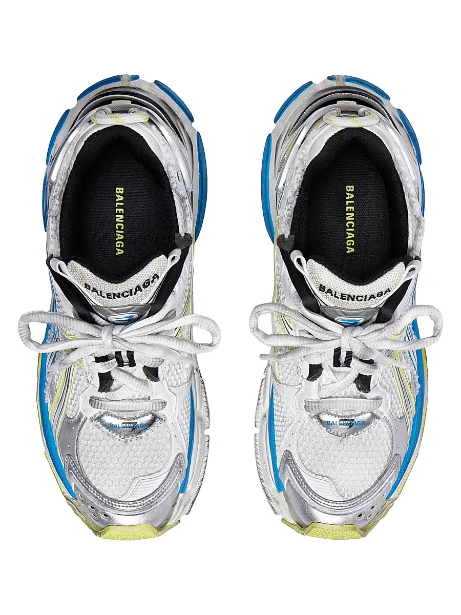 Balenciaga Men's Runner Gradient Sneakers - Yellow Blue | Thumbnail 5 Balenciaga Men's Runner Gradient Sneakers - Yellow Blue | Thumbnail 5