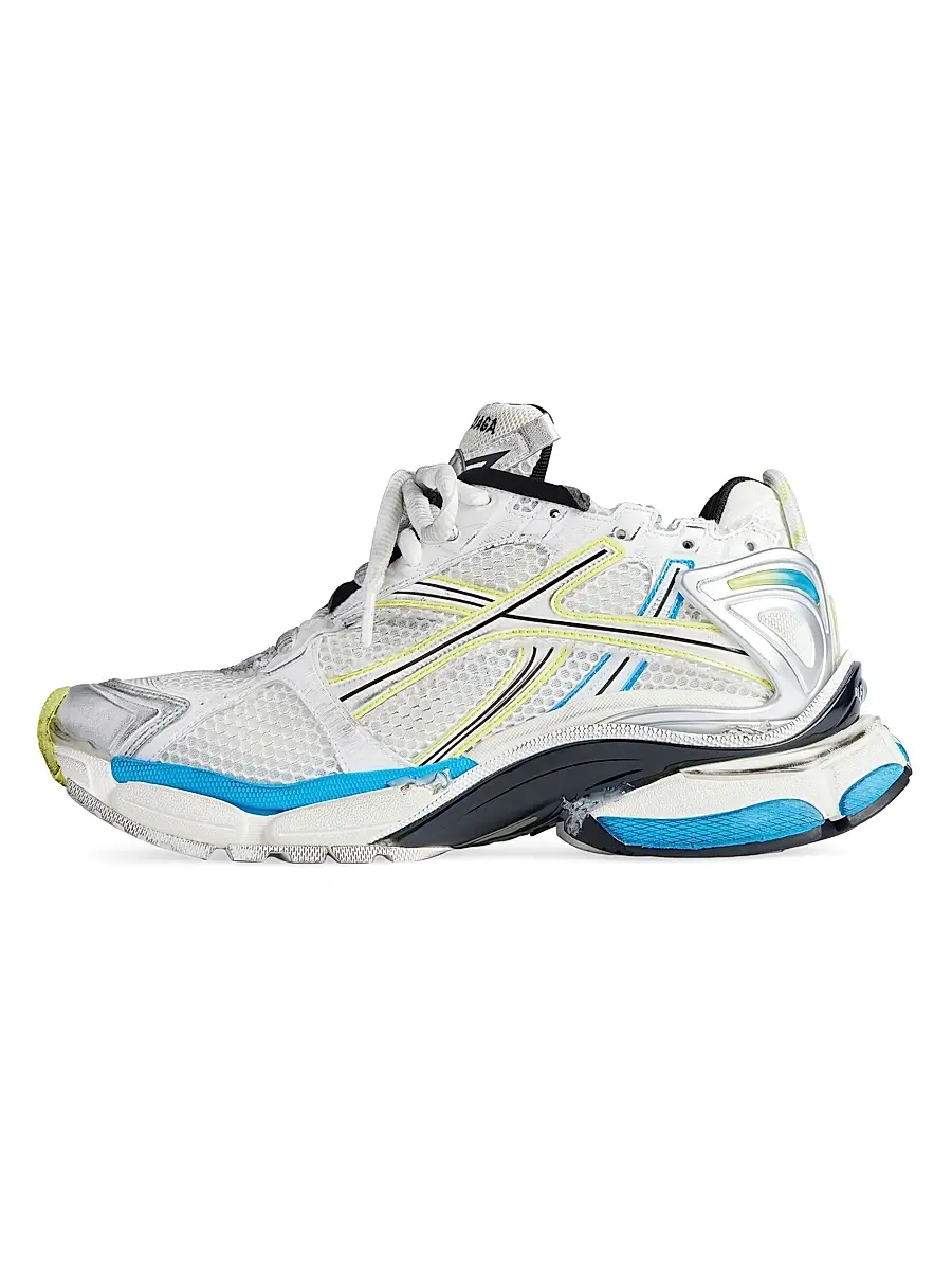 Balenciaga Men's Runner Gradient Sneakers - Yellow Blue | Thumbnail 6 Balenciaga Men's Runner Gradient Sneakers - Yellow Blue | Thumbnail 6