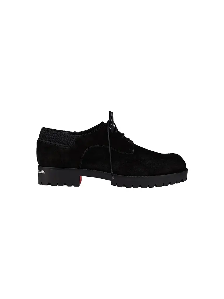 Christian Louboutin Men's Cavafield Derbies - Black | Image 1 Christian Louboutin Men's Cavafield Derbies - Black | Image 1