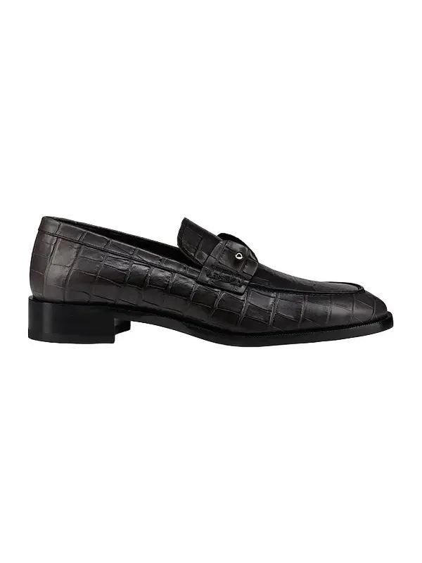 Men's Chambelimoc Patinated Leather Loafers