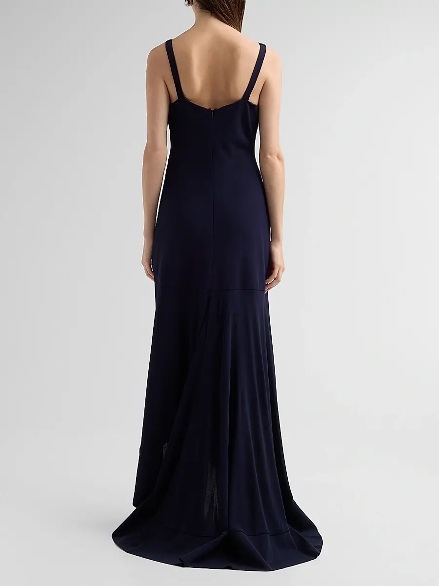 Stella McCartney Women's Frilled V-Neck Maxi Dress | Thumbnail 3
