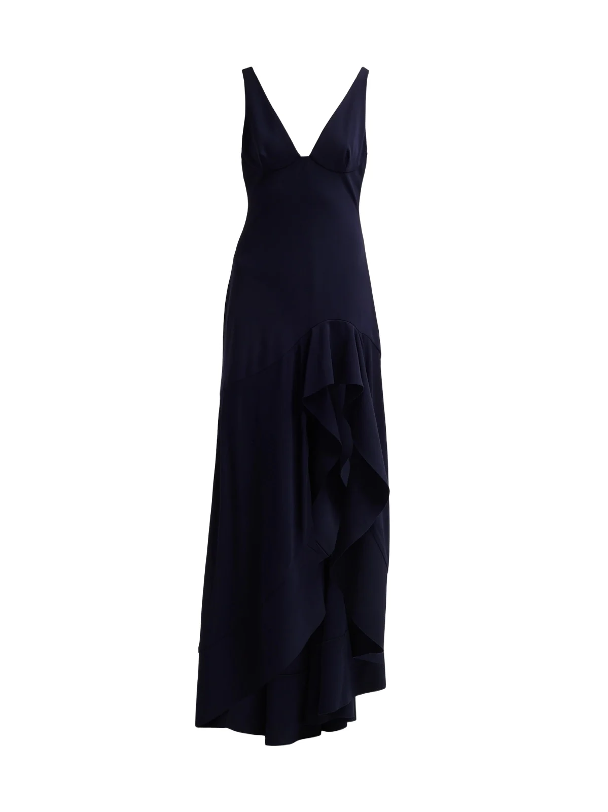 Stella McCartney Women's Frilled V-Neck Maxi Dress