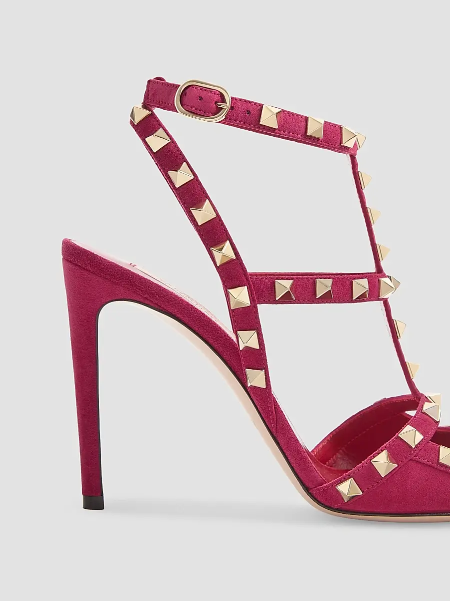 Valentino Women's Rockstud Suede 100MM Pumps | Thumbnail 6 Valentino Women's Rockstud Suede 100MM Pumps | Thumbnail 6