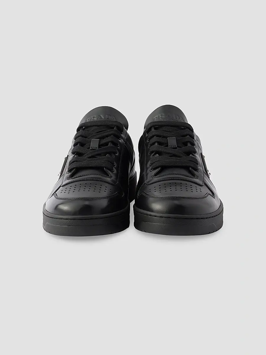 Prada Men's Downtown Leather Sneakers | Thumbnail 4