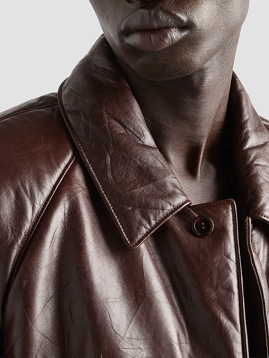 Prada Men's Padded Nappa Leather Coat | Thumbnail 6 Prada Men's Padded Nappa Leather Coat | Thumbnail 6