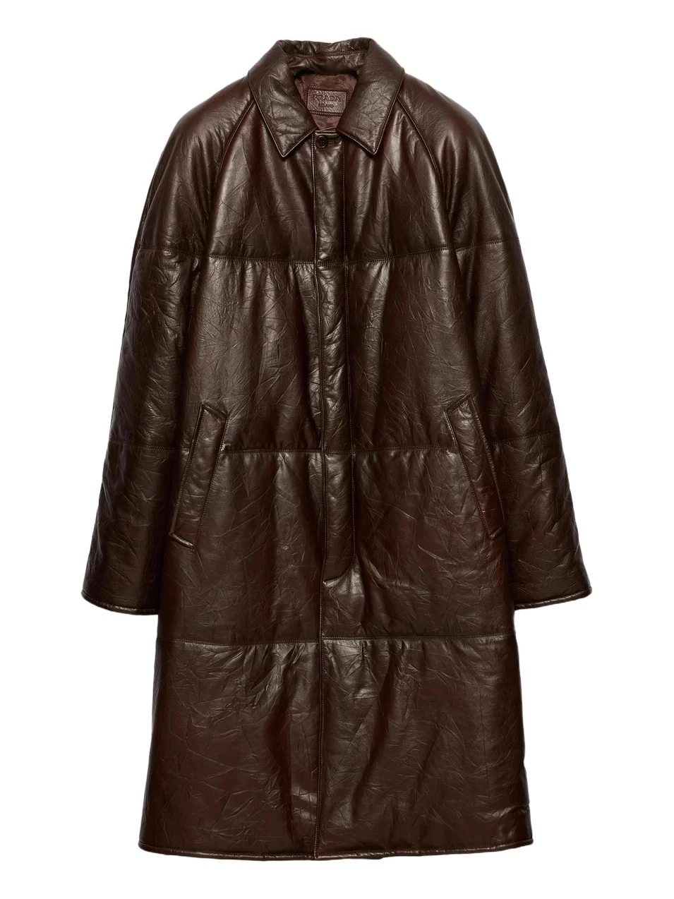 Prada Men's Padded Nappa Leather Coat