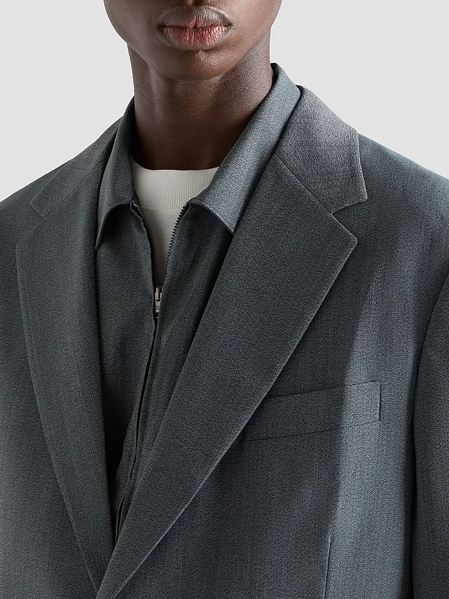 Prada Men's Single-Breasted Wool Jacket | Thumbnail 5