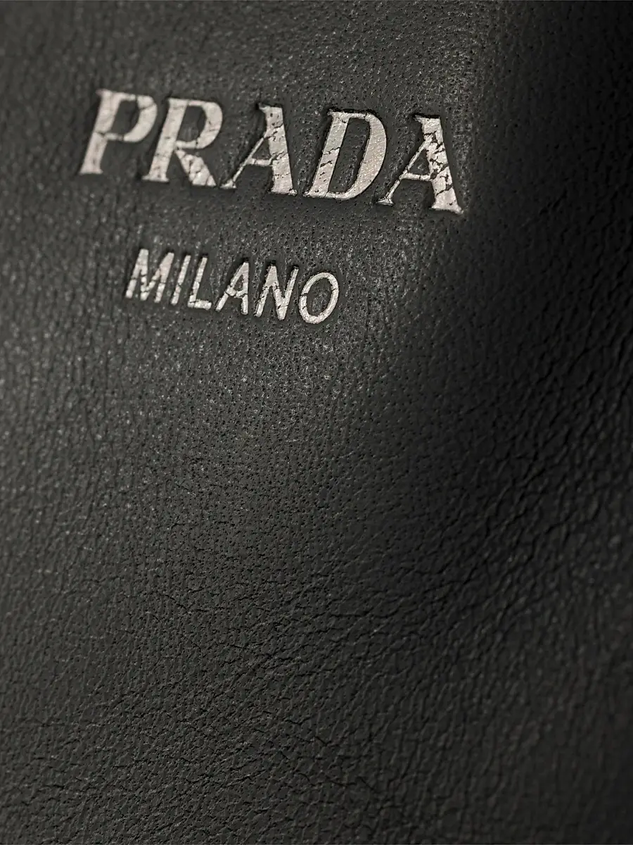 Prada Men's Leather Tote Bag | Thumbnail 8 Prada Men's Leather Tote Bag | Thumbnail 8