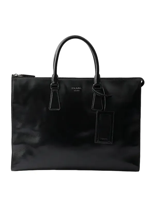 Men's Leather Tote Bag
