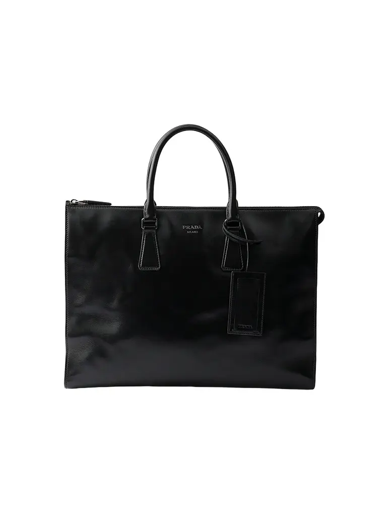Men's Leather Tote Bag