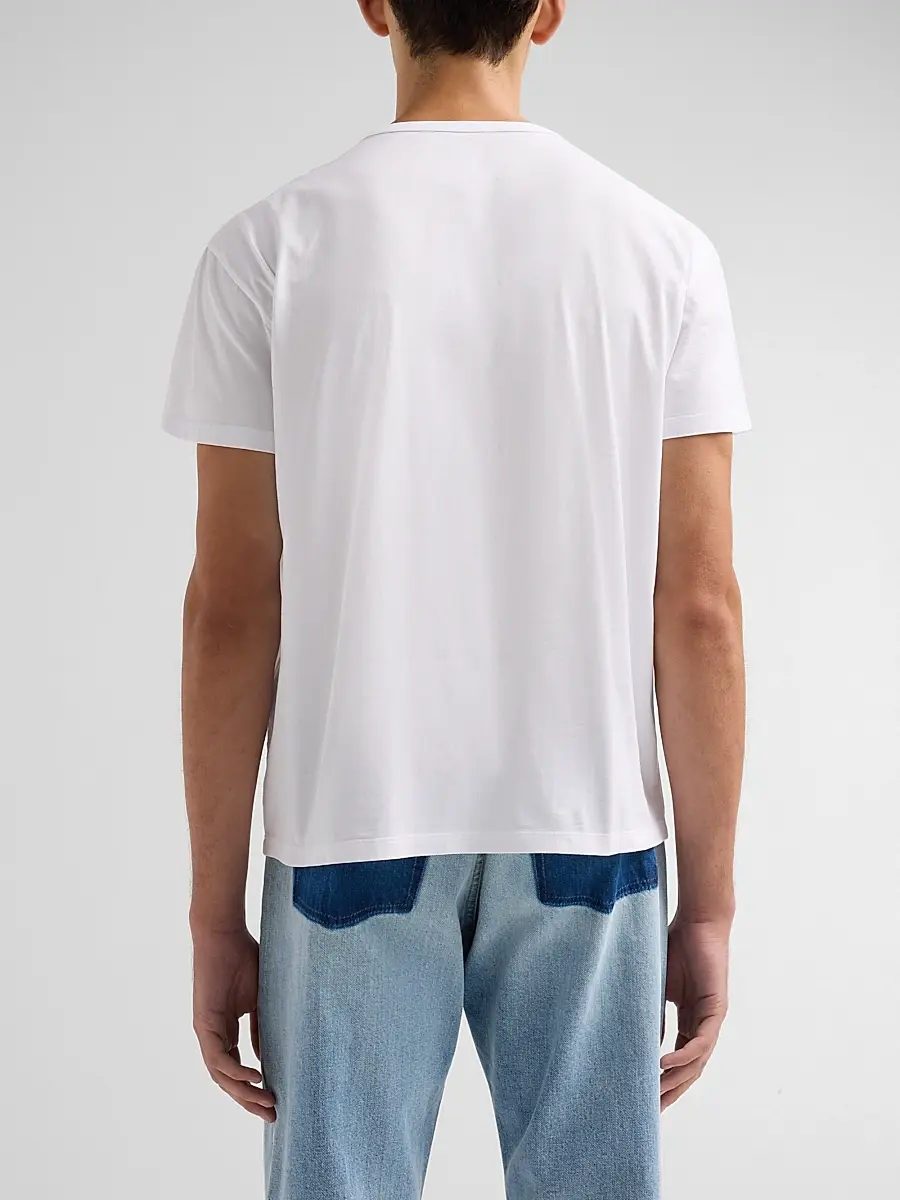 Maison Margiela Men's Logo Regular-Fit Cotton Crewneck T-Shirt | Thumbnail 3 Maison Margiela Men's Logo Regular-Fit Cotton Crewneck T-Shirt | Thumbnail 3