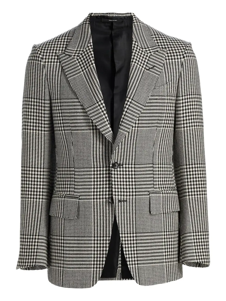 Men's Master Prince of Wales Wool Jacket Men's Master Prince of Wales Wool Jacket