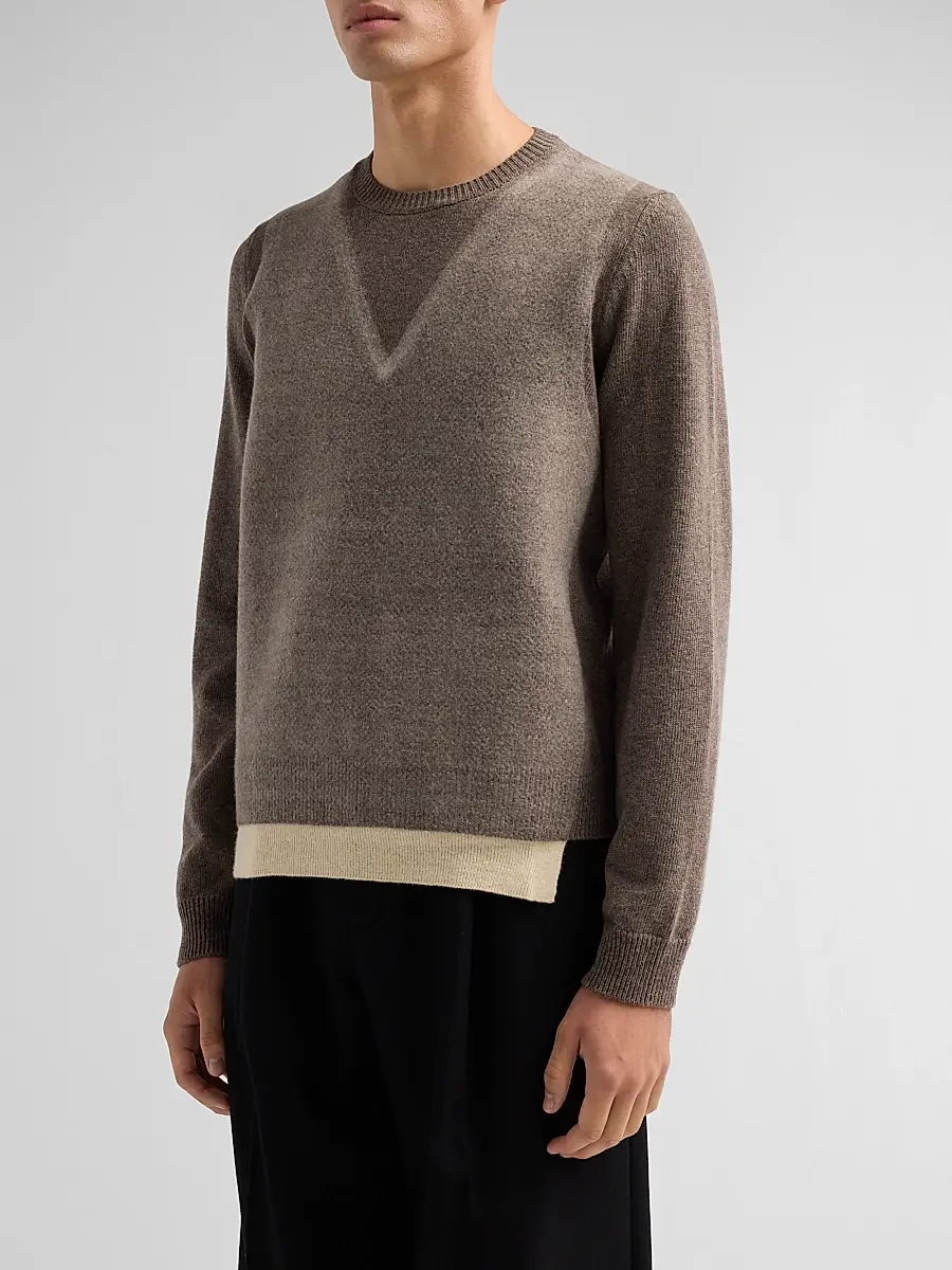 Maison Margiela Men's Fused Knit Crewneck Sweater | Thumbnail 4 Maison Margiela Men's Fused Knit Crewneck Sweater | Thumbnail 4