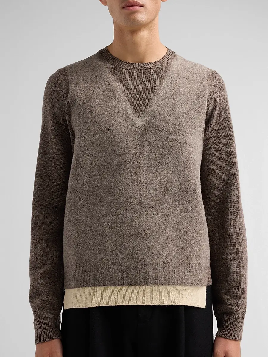 Maison Margiela Men's Fused Knit Crewneck Sweater | Thumbnail 5 Maison Margiela Men's Fused Knit Crewneck Sweater | Thumbnail 5