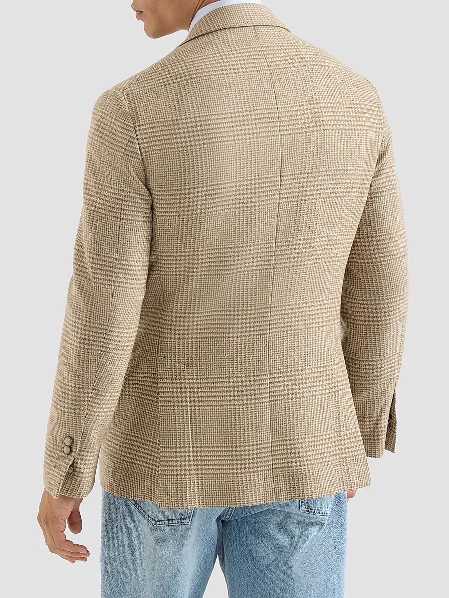 Brunello Cucinelli Men's Comfort Wool and Cashmere Flannel Deconstructed Blazer | Thumbnail 5 Brunello Cucinelli Men's Comfort Wool and Cashmere Flannel Deconstructed Blazer | Thumbnail 5