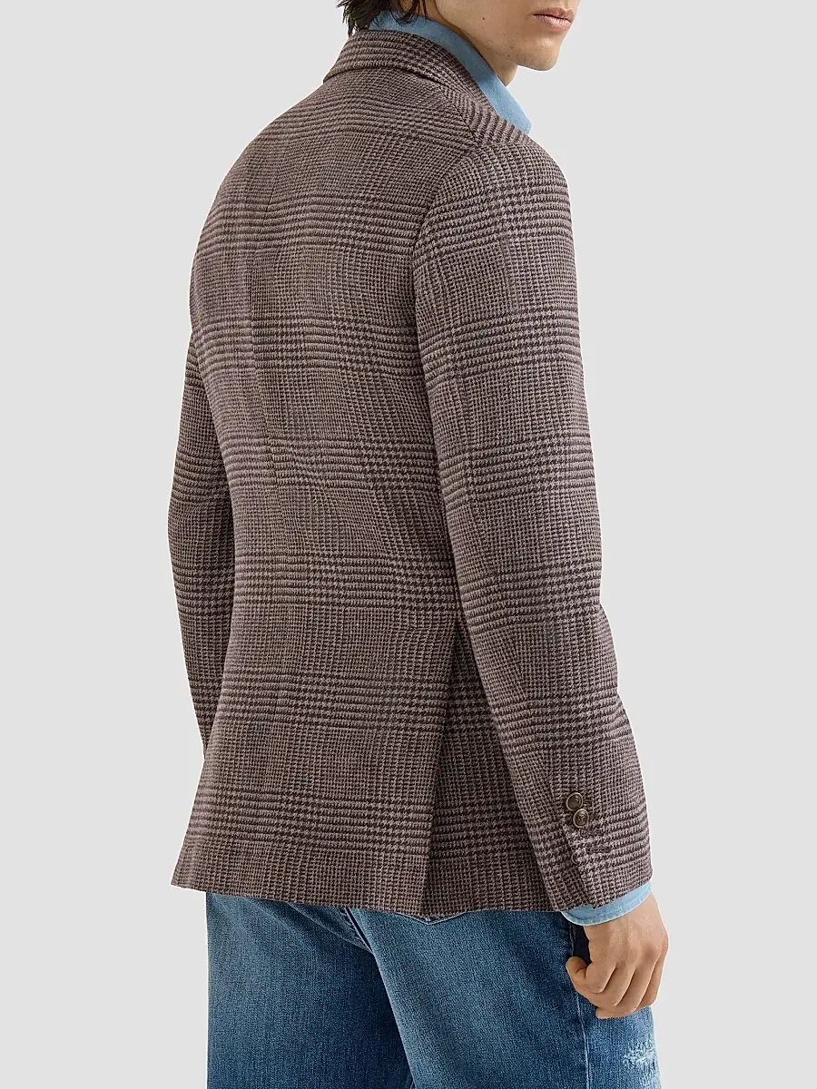 Brunello Cucinelli Men's Comfort Wool and Cashmere Flannel Deconstructed Cavallo Blazer | Thumbnail 3 Brunello Cucinelli Men's Comfort Wool and Cashmere Flannel Deconstructed Cavallo Blazer | Thumbnail 3