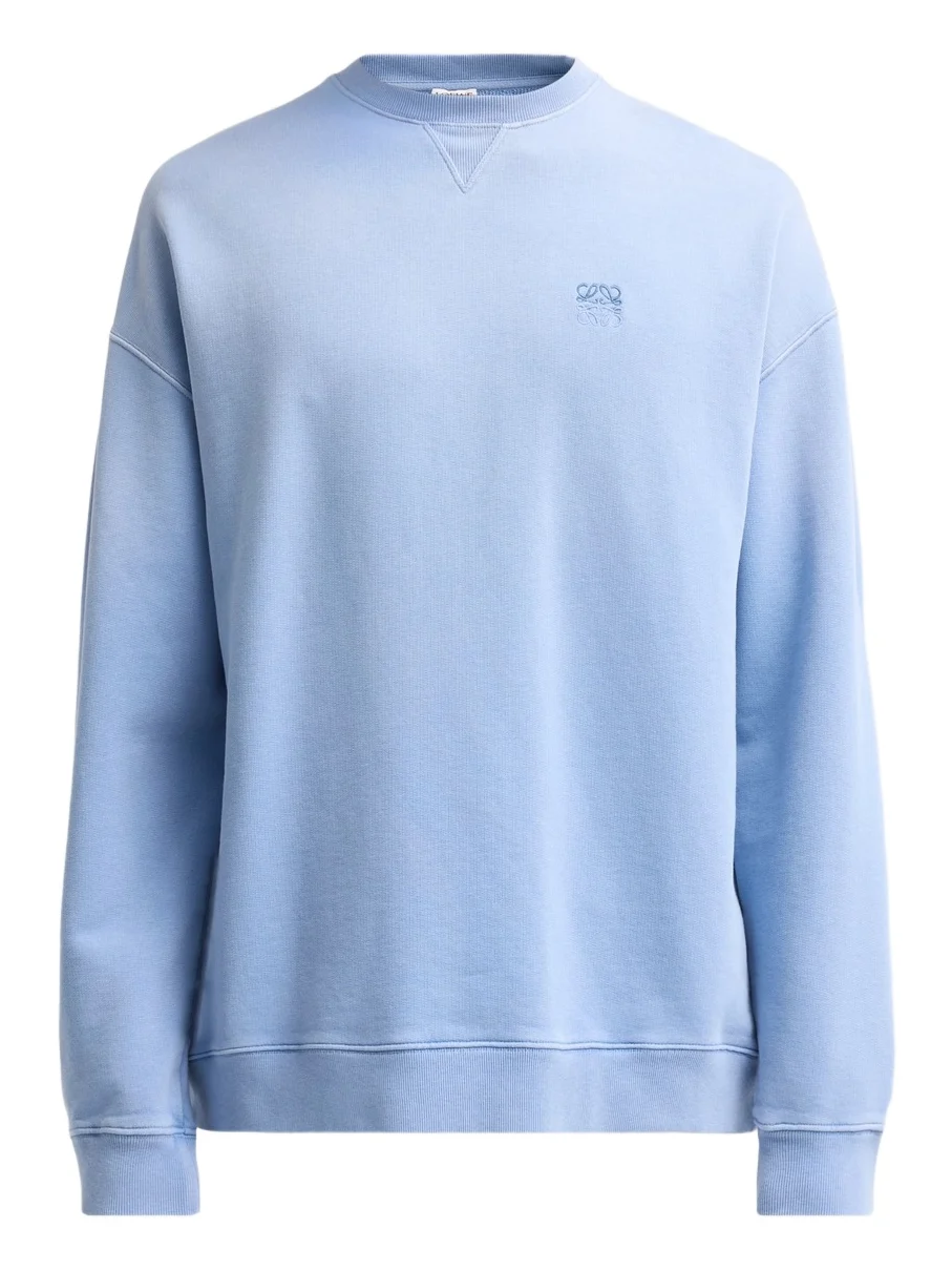 Loewe Men's Anagram Cotton Crewneck Sweatshirt