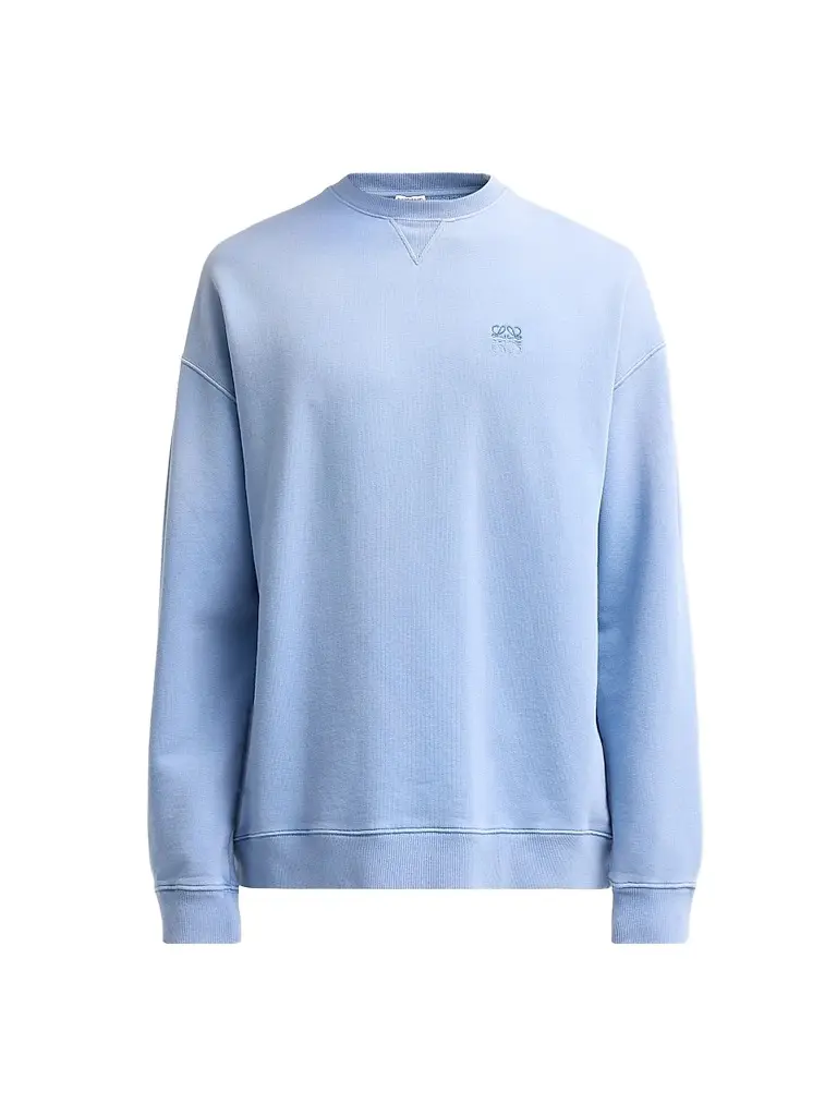 Loewe Men's Anagram Cotton Crewneck Sweatshirt | Image 1 Loewe Men's Anagram Cotton Crewneck Sweatshirt | Image 1