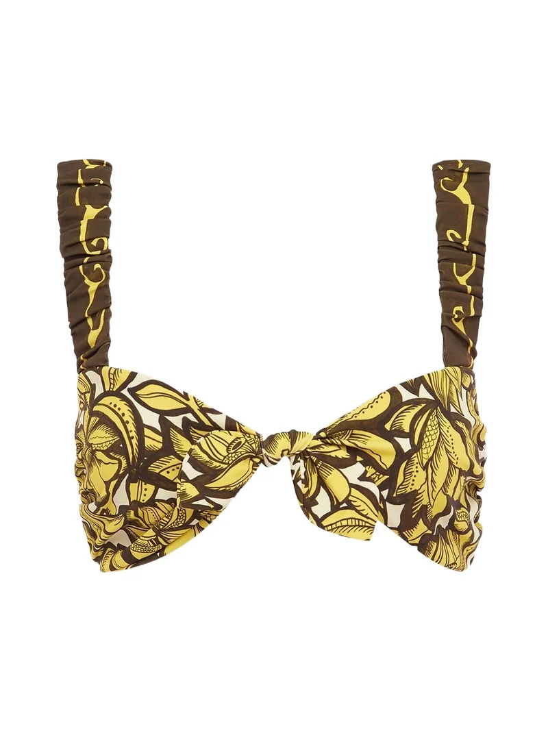 ALÉMAIS Women's Mona Floral Tie Bikini Top | Thumbnail 1 ALÉMAIS Women's Mona Floral Tie Bikini Top | Thumbnail 1