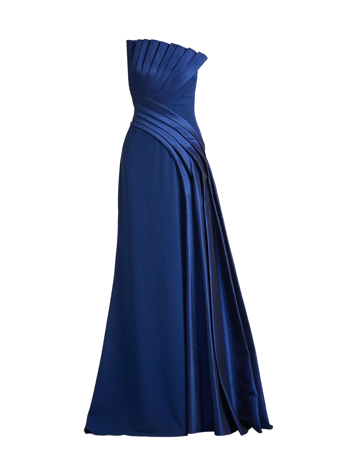 Tadashi Shoji Women's Belair Draped Taffeta & Crepe Strapless Gown