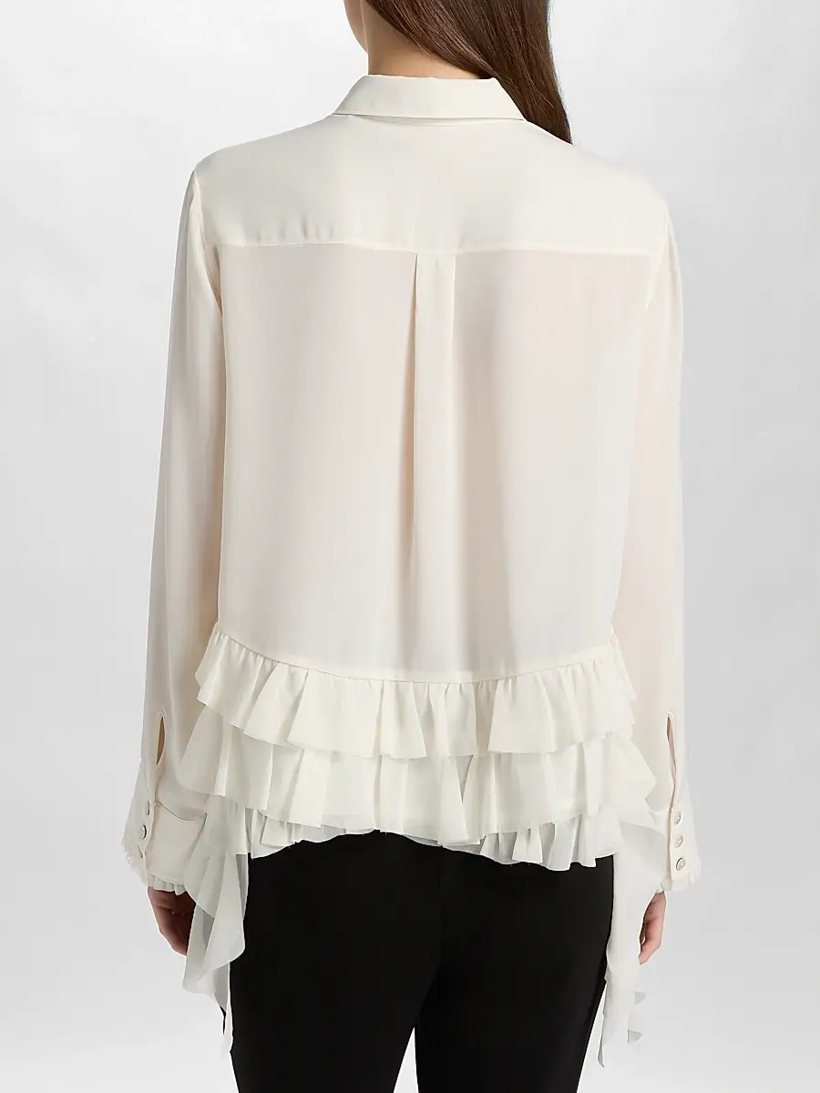 Cinq à Sept Women's Nori Ruffled Top | Thumbnail 5 Cinq à Sept Women's Nori Ruffled Top | Thumbnail 5
