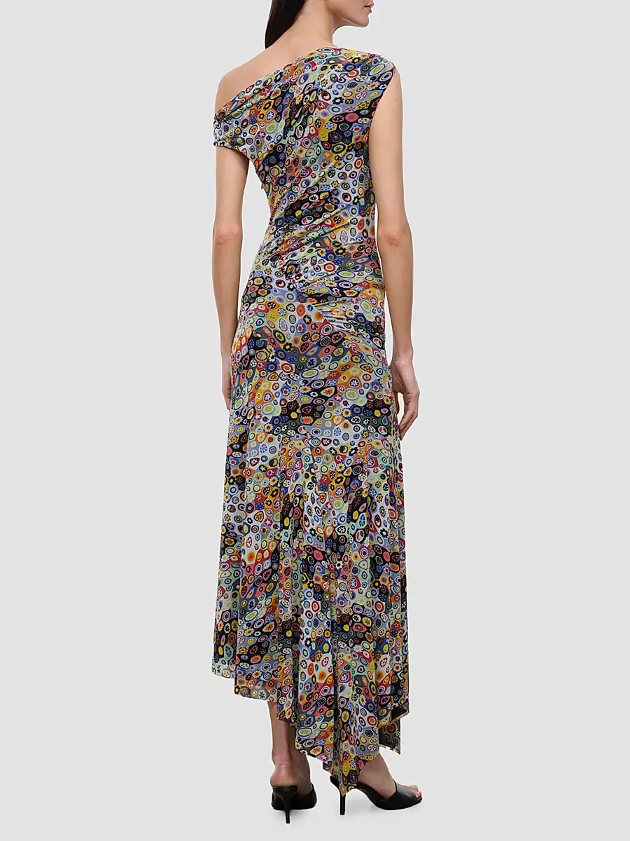 Staud Women's Amaris Asymmetric Maxi Dress | Thumbnail 2 Staud Women's Amaris Asymmetric Maxi Dress | Thumbnail 2