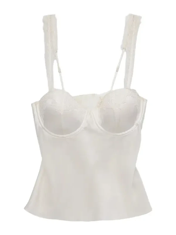 Women's Soleia Silk-Lace Camisole