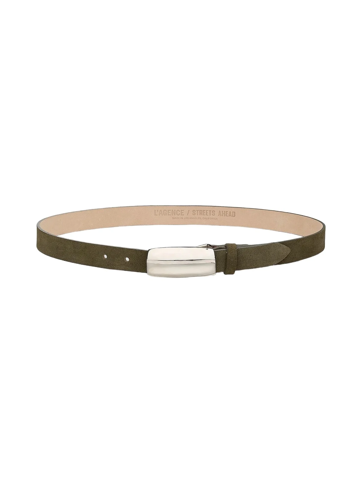 L'Agence Women's Marlowe Suede Belt
