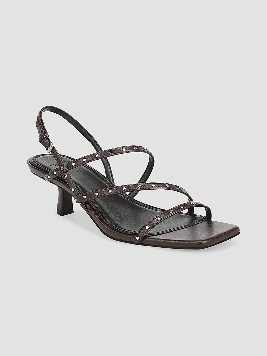 Vince Women's Tania 45MM Studded Leather Slingback Sandals | Thumbnail 3 Vince Women's Tania 45MM Studded Leather Slingback Sandals | Thumbnail 3