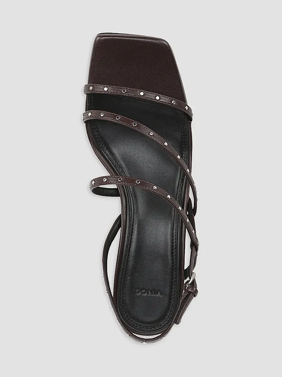 Vince Women's Tania 45MM Studded Leather Slingback Sandals | Thumbnail 4 Vince Women's Tania 45MM Studded Leather Slingback Sandals | Thumbnail 4