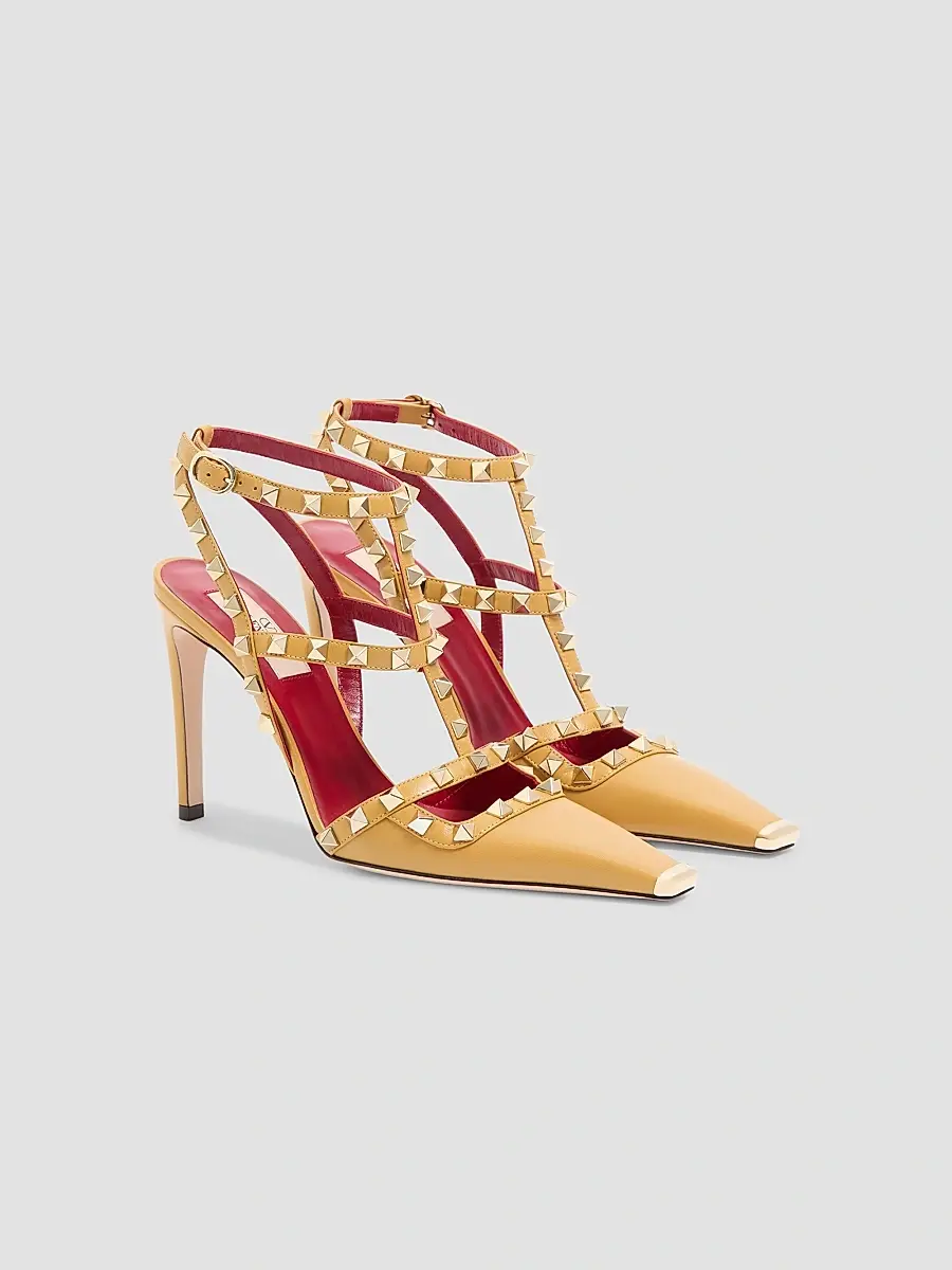 Valentino Women's Rockstud Kidskin 100MM Pumps | Thumbnail 2 Valentino Women's Rockstud Kidskin 100MM Pumps | Thumbnail 2