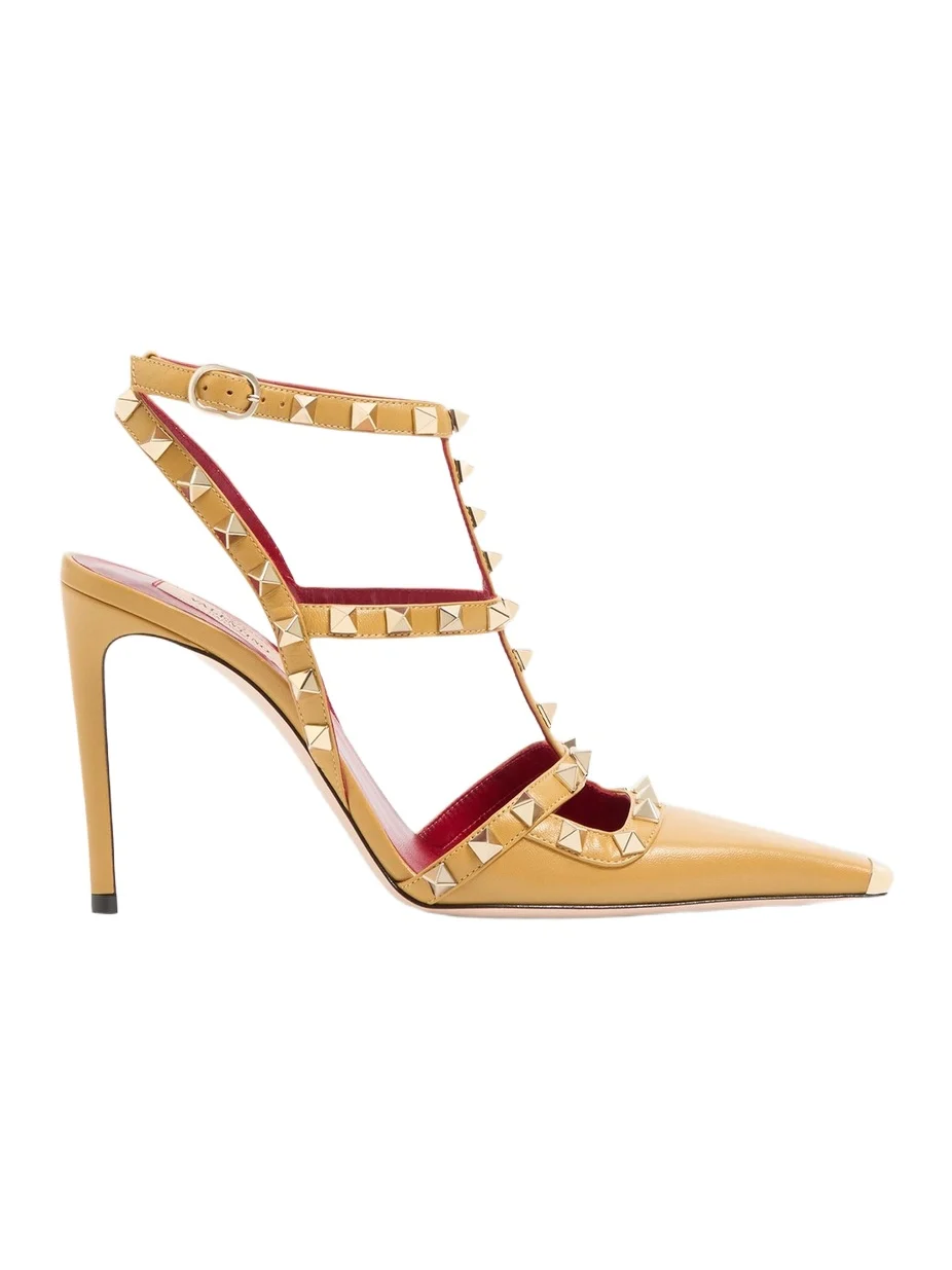 Valentino Women's Rockstud Kidskin 100MM Pumps