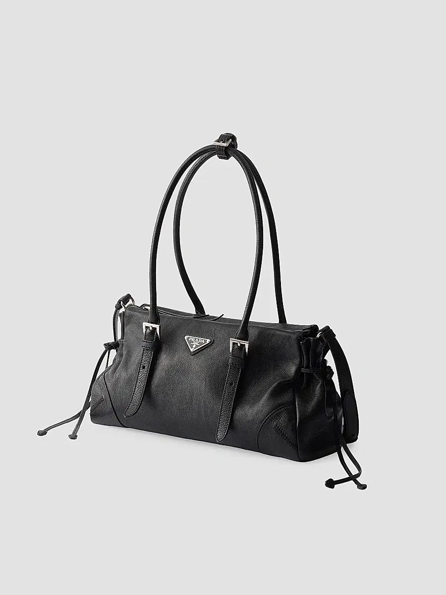 Prada Women's Bonnie Medium Antiqued Leather Tote Bag | Thumbnail 5 Prada Women's Bonnie Medium Antiqued Leather Tote Bag | Thumbnail 5
