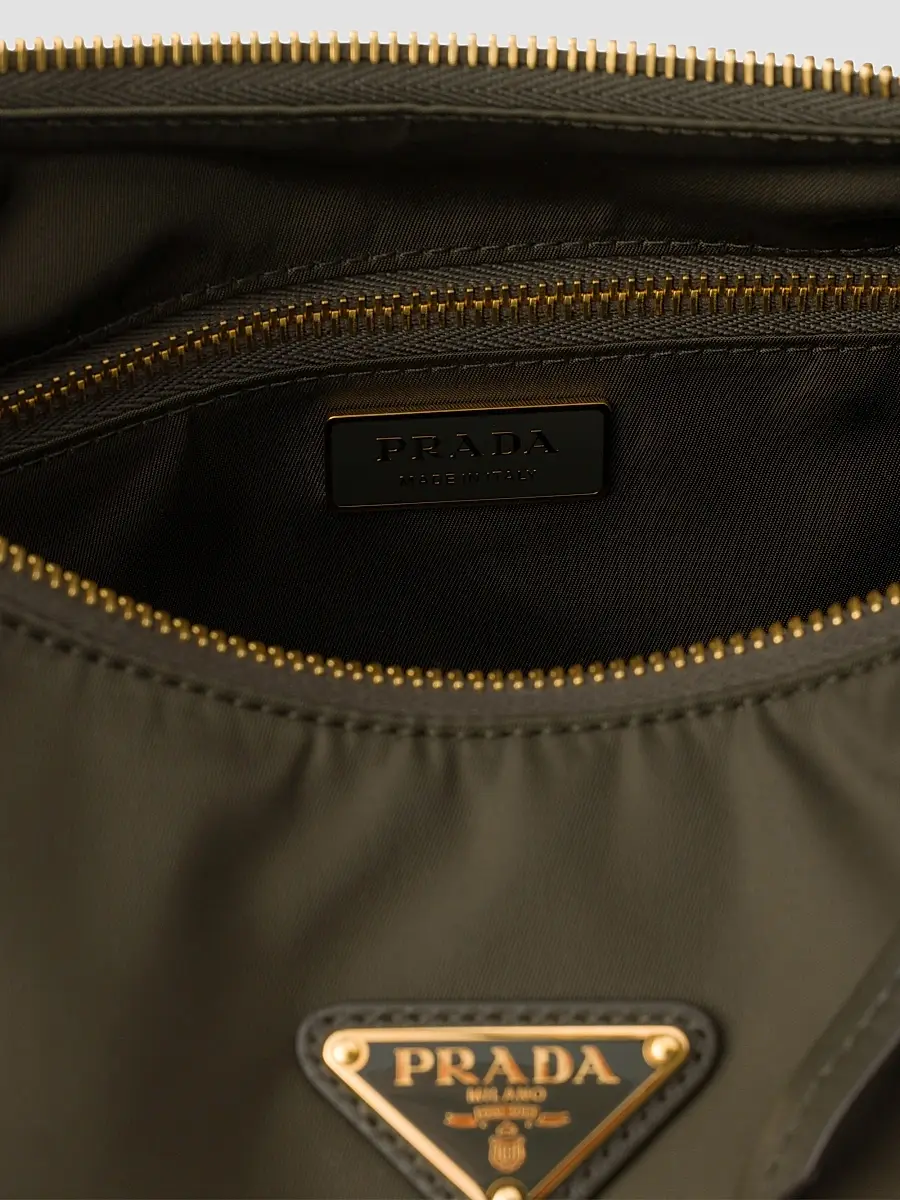 Prada Women's Explore Large Re-Nylon and Leather Shoulder Bag | Thumbnail 4 Prada Women's Explore Large Re-Nylon and Leather Shoulder Bag | Thumbnail 4
