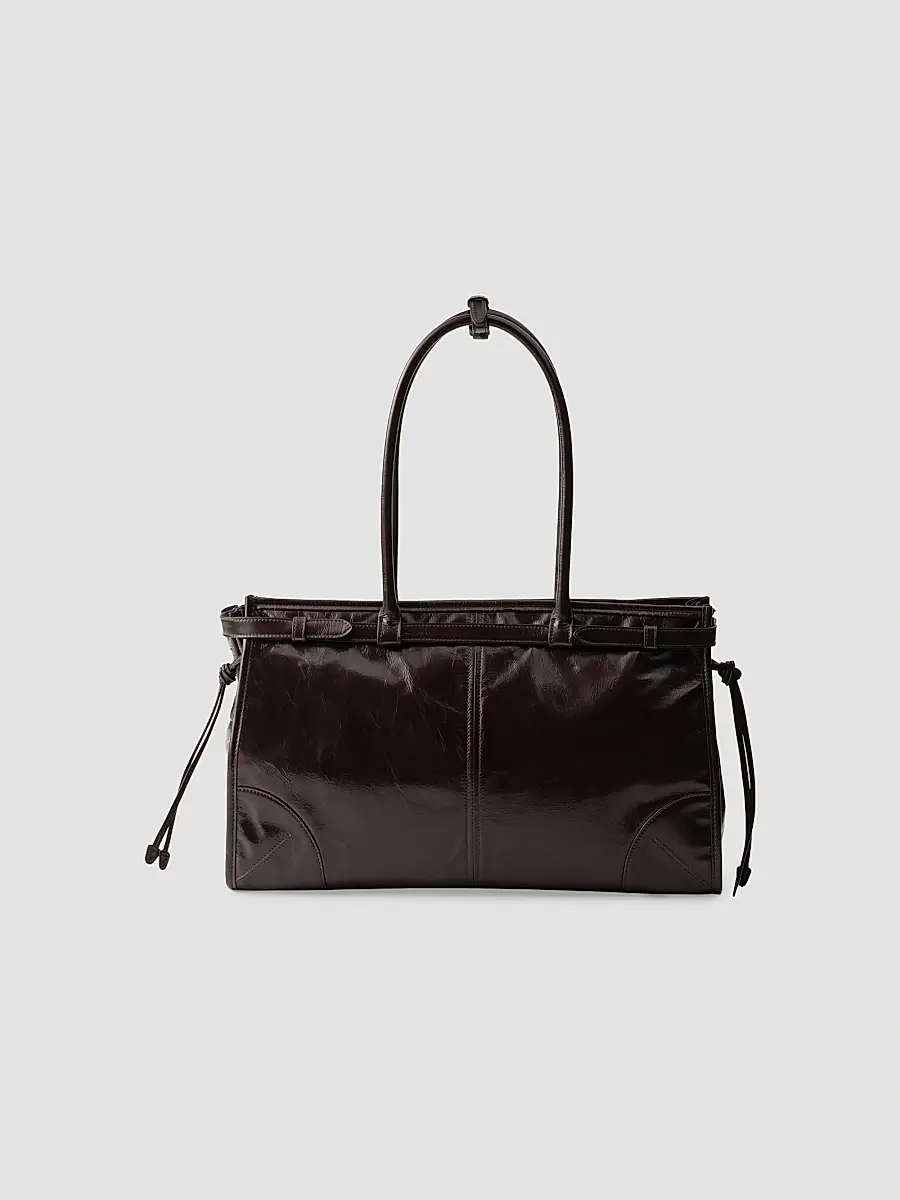 Prada Women's Bonnie Large Leather Top Handle Bag | Thumbnail 3