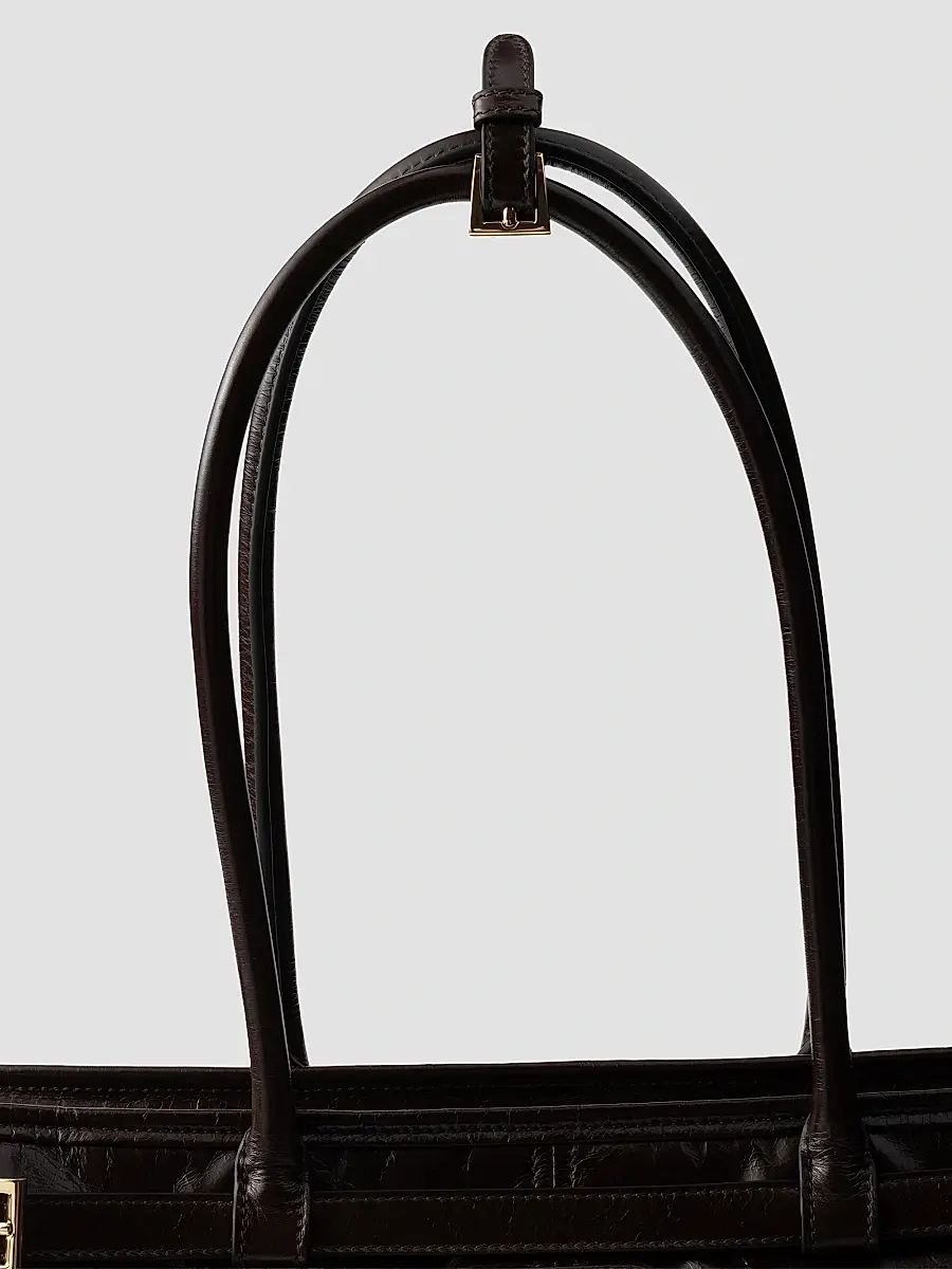 Prada Women's Bonnie Large Leather Top Handle Bag | Thumbnail 6
