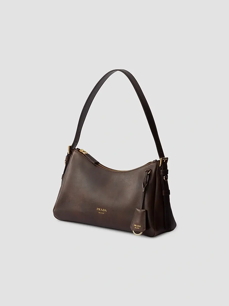 Prada Women's Aimée Medium Leather Shoulder Bag | Thumbnail 2 Prada Women's Aimée Medium Leather Shoulder Bag | Thumbnail 2