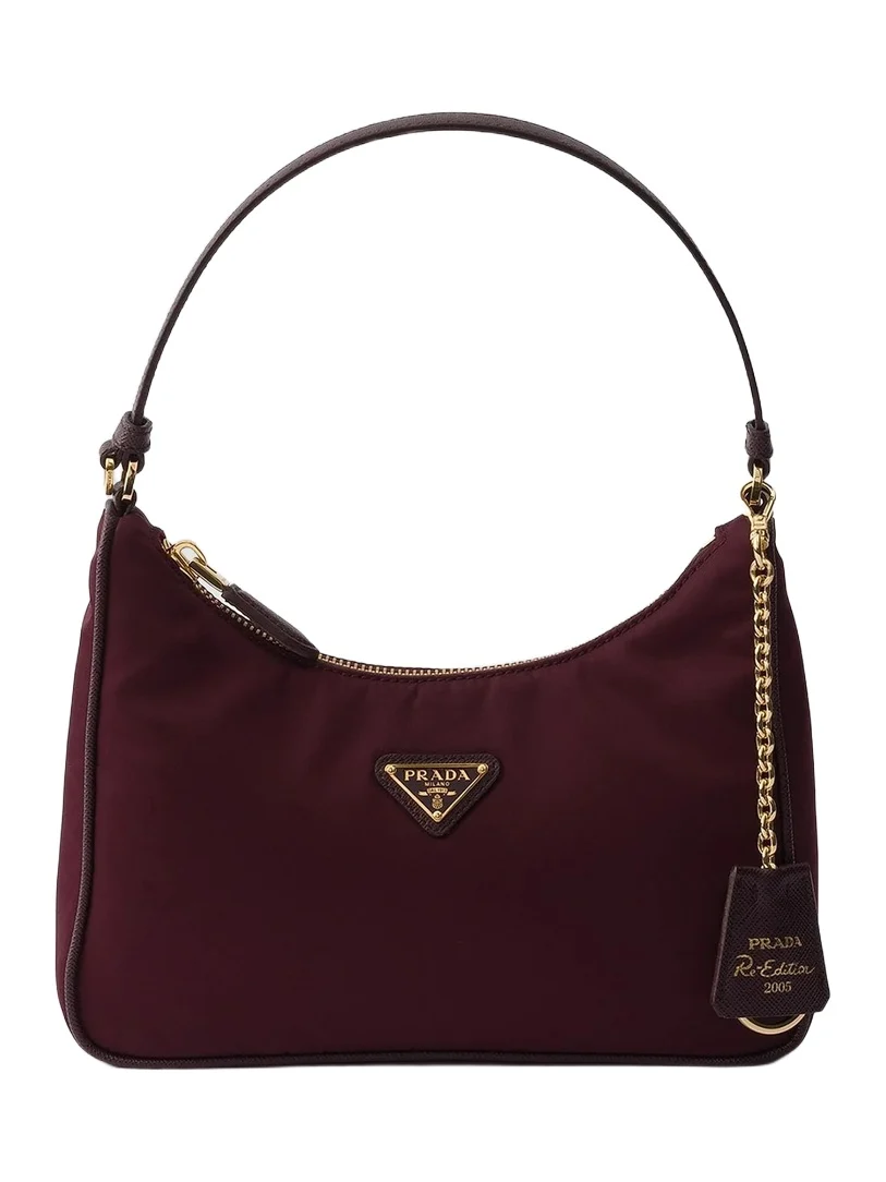Women's Re-Edition 2005 Nylon and Saffiano Mini Shoulder Bag Women's Re-Edition 2005 Nylon and Saffiano Mini Shoulder Bag