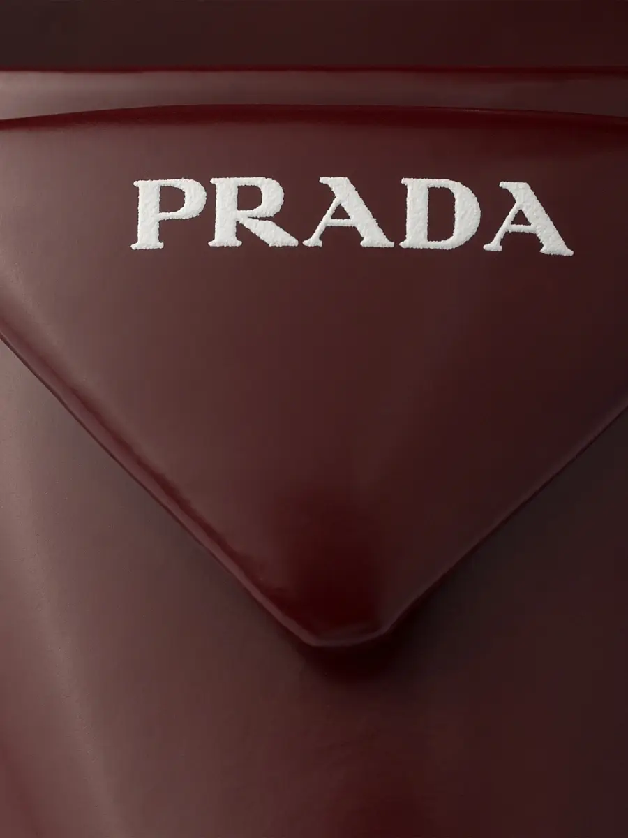 Prada Women's Brushed Leather Slingback Pumps | Thumbnail 5 Prada Women's Brushed Leather Slingback Pumps | Thumbnail 5